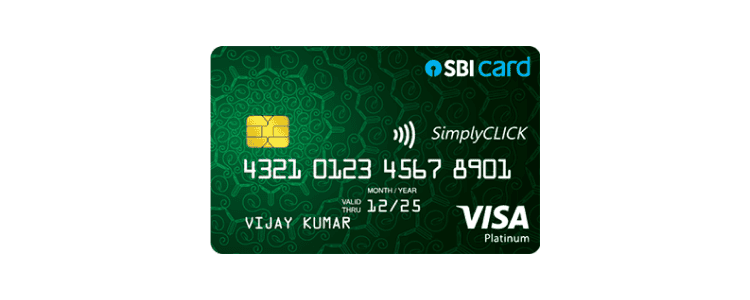 SimplyCLICK SBI Card